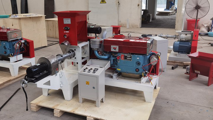 new condition fish feed pellet mill machinery